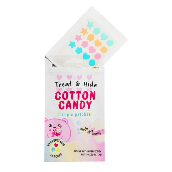 JiinJu Beauty Jiinju Treat & Hide Cotton Candy Pimple Patches 24 Patches