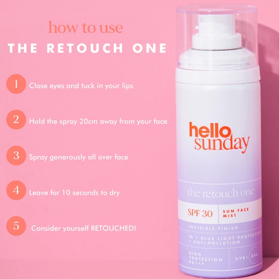 Hello Sunday The Retouch One Face Mist SPF 30 75ml