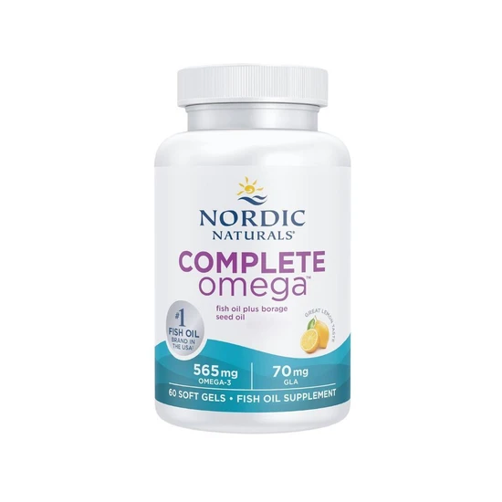 Nordic Naturals Complete Omega 565mg Lemon Softgels 60 Softgels