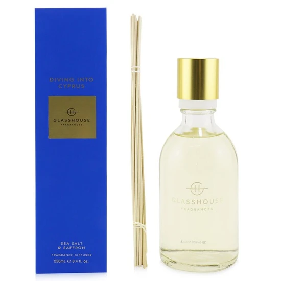 Glasshouse Fragrances Diffuser Diving Into Cyprus 250ml
