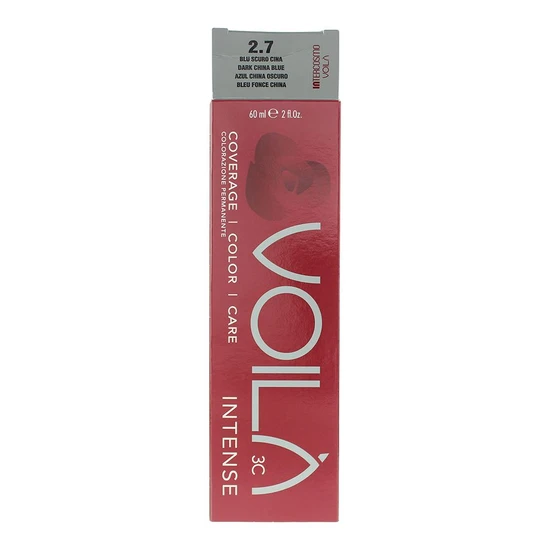 Intercosmo Voila 3c Intense 2.7 Dark China Blue Hair Colour 60ml