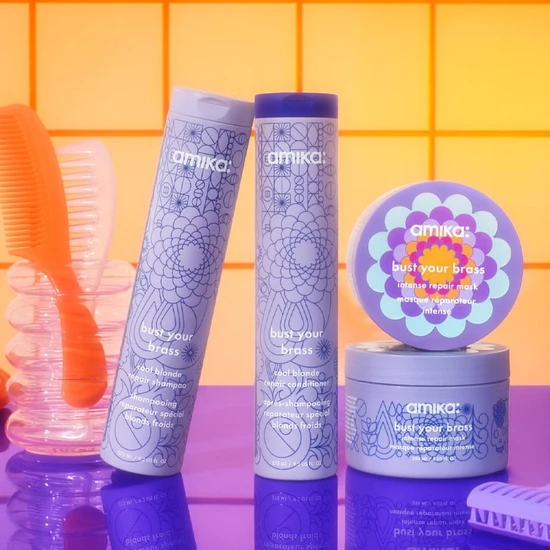 Amika Bust Your Brass Cool Blonde Repair Conditioner 275ml