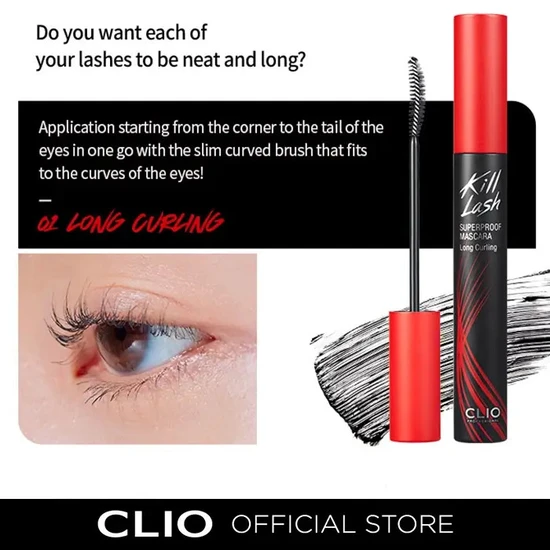 Clio Kill Lash Superproof Mascara 01 Long Curling