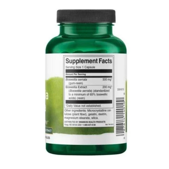 Swanson Boswellia Serrata 500mg Capsules 120 Capsules