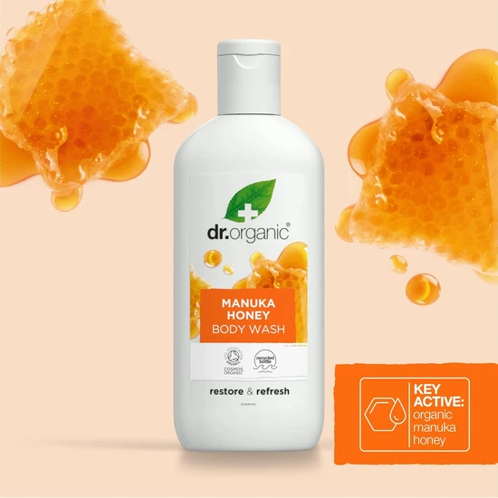 Dr. Organic Manuka Honey Restore & Refresh Body Wash 250ml