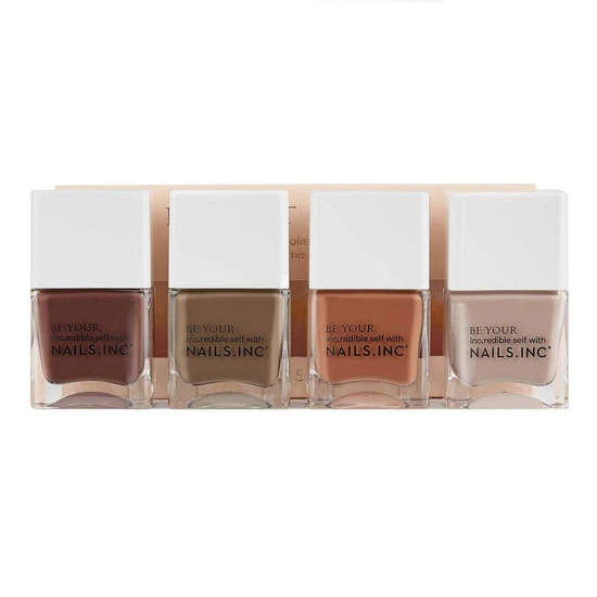 Nails Inc Keep It Tonal Nail Polish Set 14ml