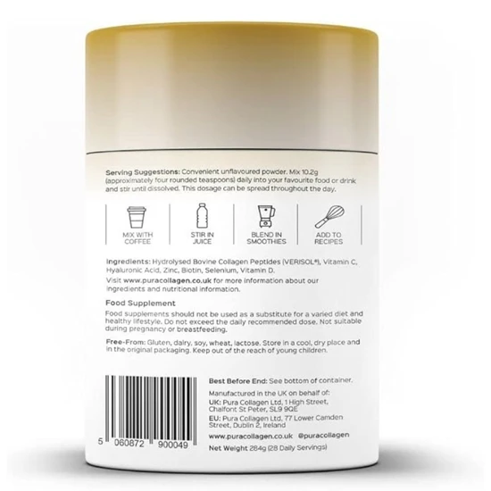 Pura Collagen Glow+ Advanced Collagen PLUS Formula 284g