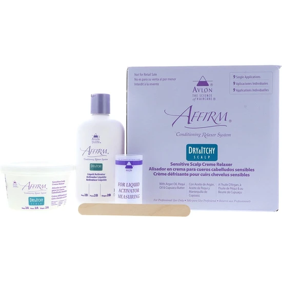 Avlon Affirm Dry & Itchy Scalp Conditioning Relaxer System With Protecto 9 Single Applications / Sensitive Scalp Formula