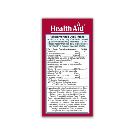 Health Aid V-Vein Tablets 60 Tablets
