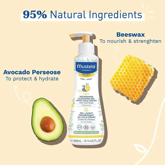 Mustela Nourishing Cleansing Gel With Cold Cream 300ml