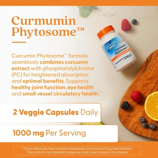 Doctor's Best Curcumin Phytosome With Meriva 500mg Vcaps 180