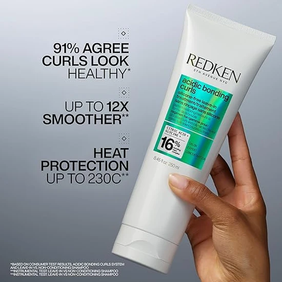 Redken Acidic Bonding Curls Leave-In Treatment & Hydrating Curl Cream 2 x 250ml