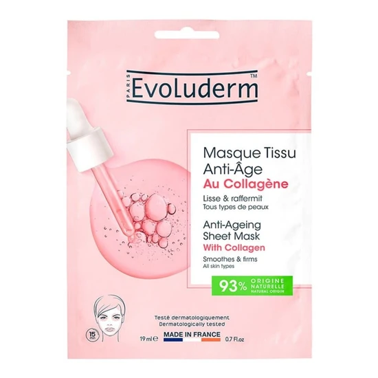 Evoluderm Anti Ageing Collagen Sheet Mask 19ml