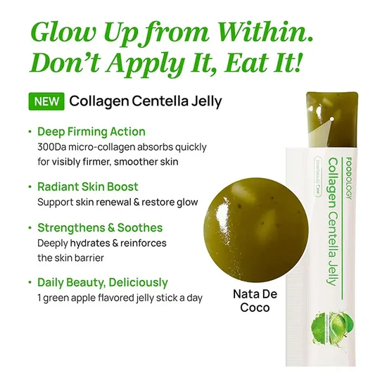 FOODOLOGY Collagen Centella Jelly Sticks 25g x 10