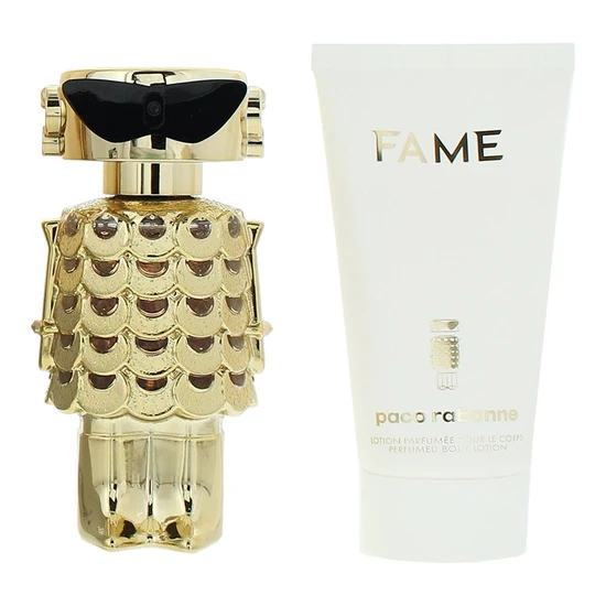 Paco Rabanne Fame Intense Women's Perfume Gift Set 50ml Eau De Parfum + 75ml Body Lotion