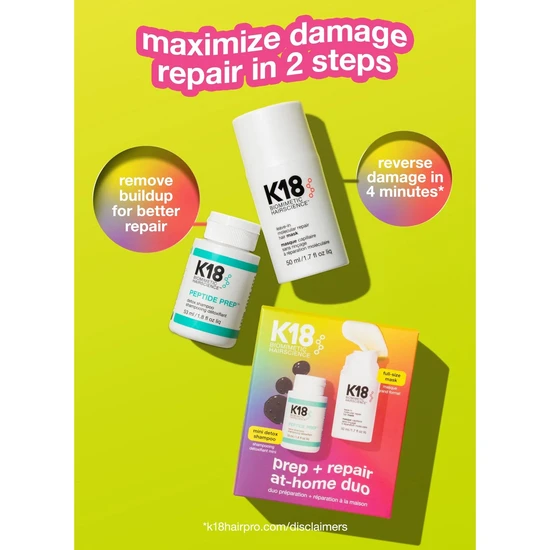 K18 Prep + Repair At Home Duo Set