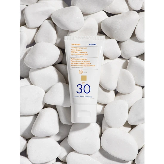 Korres Yoghurt Tinted Sunscreen Face Cream SPF 30 50ml