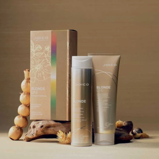 Joico Blonde Life Brightening Duo Gift Set Shampoo 300ml & Conditioner 250ml