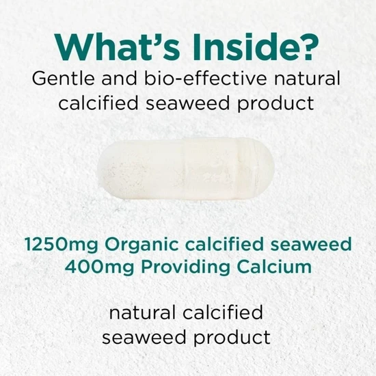 Cytoplan Organic Calcium Wholefood 200mg Elemental Capsules 60 Capsules