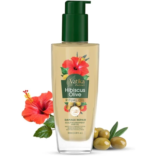 Dabur Vatika Naturals Hibiscus Olive Ritual Oil 100ml