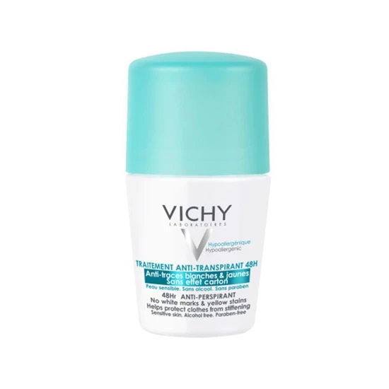 Vichy 48hr Anti-Perspirant Roll On No Marks 2x50ml