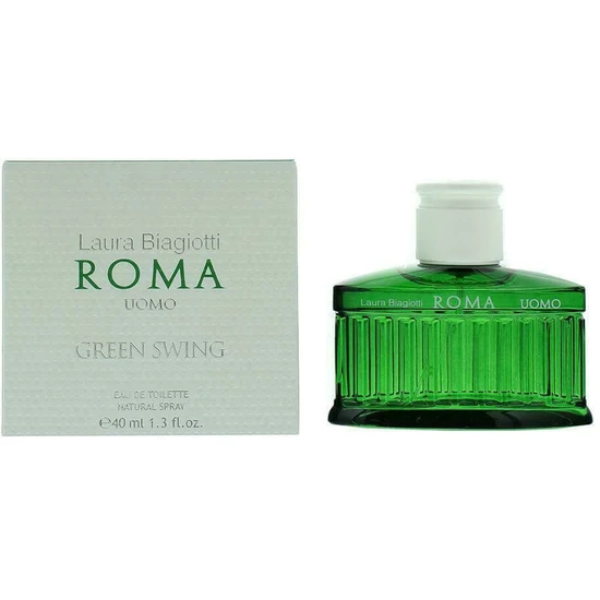 Laura Biagiotti Roma Uomo Green Swing Eau De Toilette 40ml