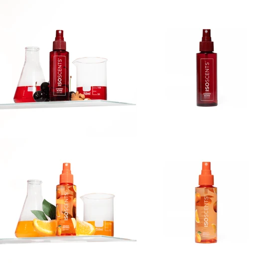 ISOCLEAN ISOSCENTS FULL RANGE 10 X Fragrance Mist Spray Bottle 100ml