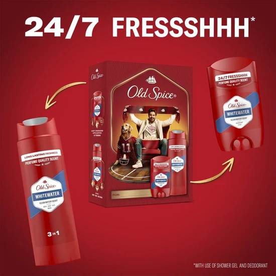 Old Spice Whitewater Sports Fan Gift Set