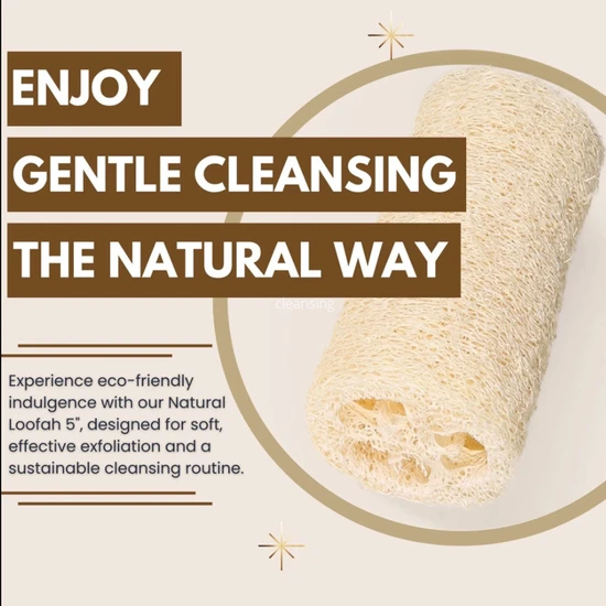 Eco Bath London Natural Loofah 5 With String