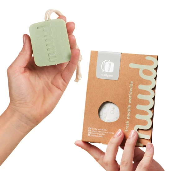 Nuud Natural Vegan Body Wash Bar The Refresh Bar 80g