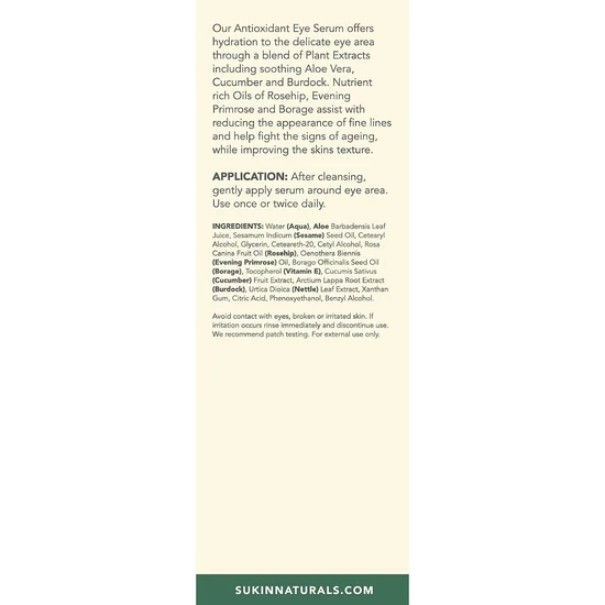 Sukin Antioxidant Eye Serum 30ml