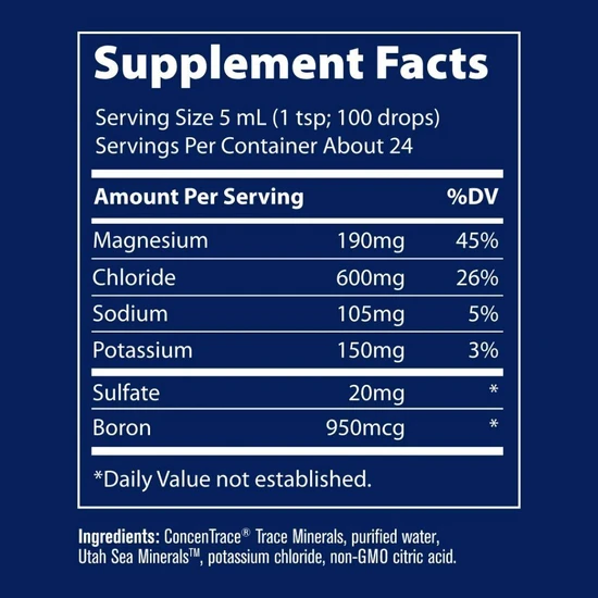 Trace Minerals Keto Electrolyte Drops 118ml