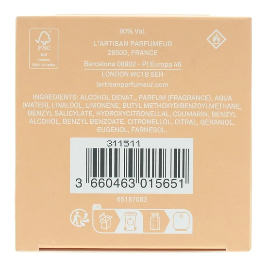 L'Artisan Parfumeur A Fleur De Peche Eau De Parfum 100ml