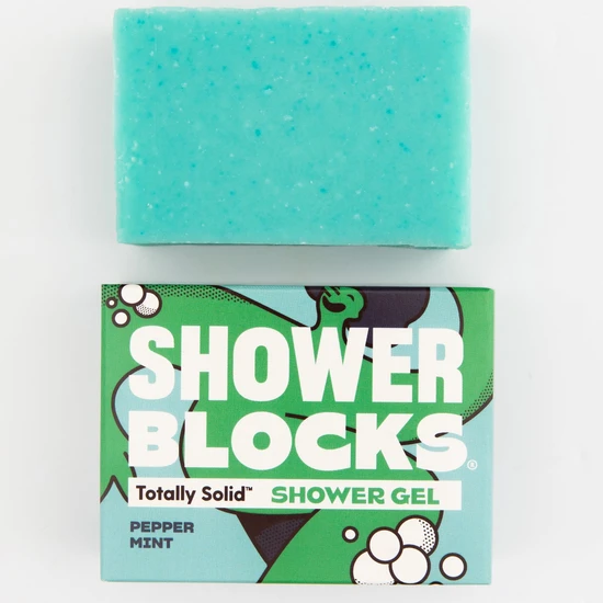 Shower Blocks Solid Shower Gel 1x - Pepper Mint