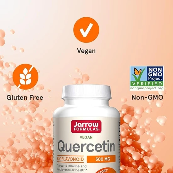 Jarrow Formulas Quercetin 500mg Vegicaps 30 Vegicaps