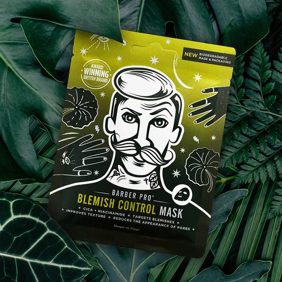 BARBER PRO Blemish Control Face Sheet Mask Pack of 4