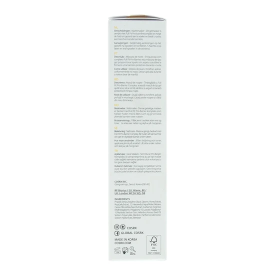 CosRx Full Fit Propolis Honey Overnight Mask 60ml