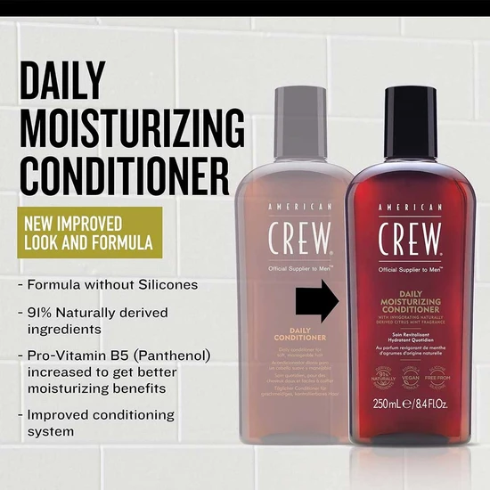 American Crew Daily Moisturising Conditioner 250ml