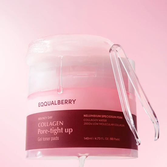 Eqqualberry Collagen Pore Tight Up Gel Toner Pad 60 Pads