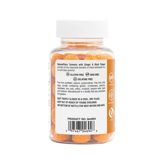 Nature's Plus Turmeric Gummies 60 Gummies