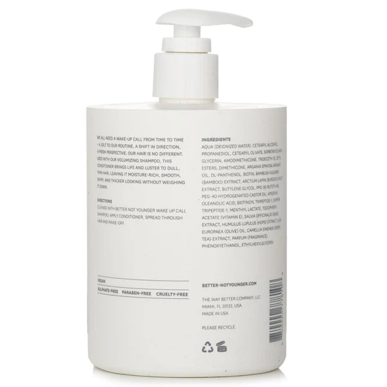Better Not Younger Wake Up Call Volumising Conditioner 473ml