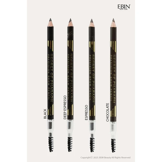Ebin New York Secret Of Pharaoh Precision Brow Pencil 02 Deep Espresso