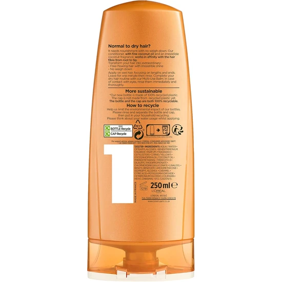 L'Oreal Elvive Extraordinary Oil Coco Weightless Nourishing Conditioner 300ml