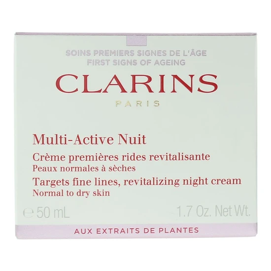Clarins Multi Active Night Cream For Dry Skin 50ml
