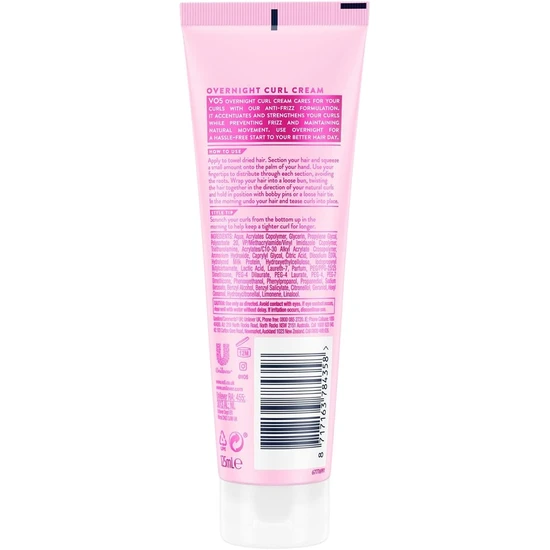 VO5 Overnight Curl Cream