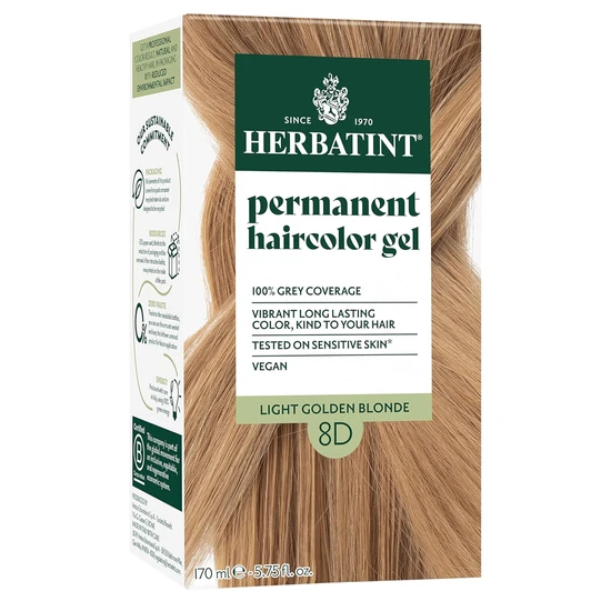 Herbatint Permanent Hair Colour Gel 8R Light Copper Blonde / 170ml