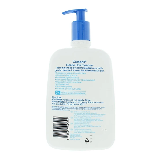 Cetaphil Gentle Skin Cleanser Face & Body 1000ml