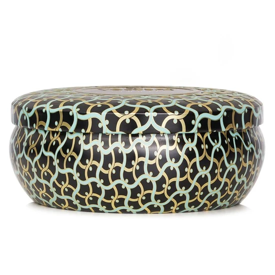 VOLUSPA 3 Wick Decorative Tin Candle French Linen 340g