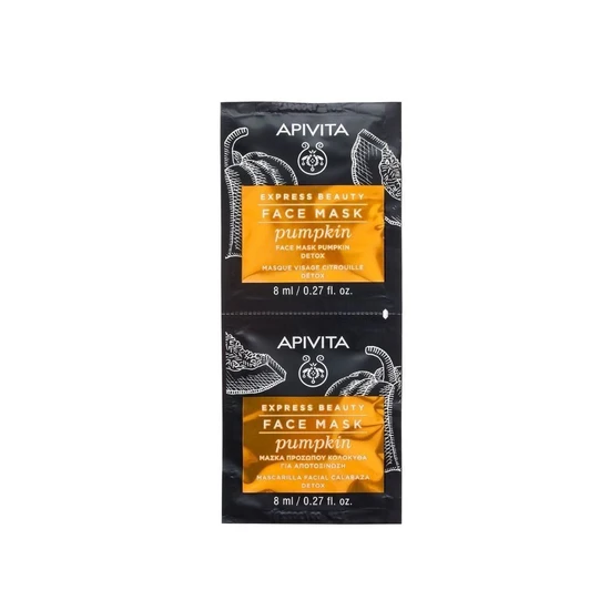 APIVITA Detox Face Mask With Pumpkin 2x8ml