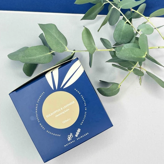 White Rabbit Skin Care Eucalyptus & Lavender Comforting Cleansing Balm 100ml / No Facecloth / Boxed